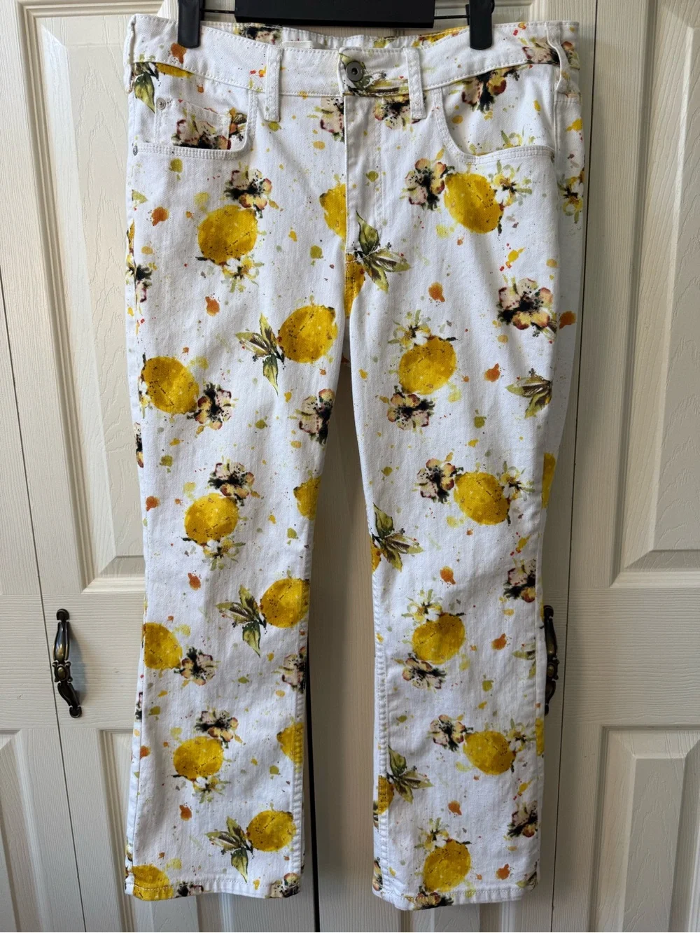 Pilcro Anthropologie Lemon Grove High-Rise Cropped Bootcut Jeans Women’s Size 31